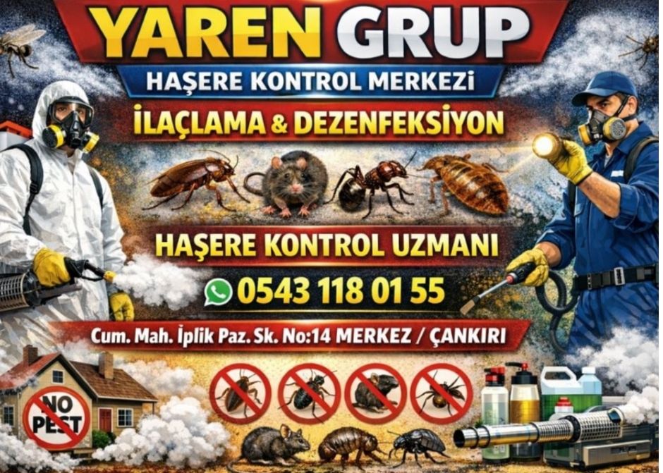 Çankırı Böcek İlaçlama
